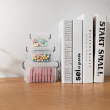 Load image into Gallery viewer, Storage Organizer Set of 1 QT, 2.5 QT and 4 QT Storage Containers with Lid, Set of 9, Clear