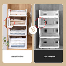 Load image into Gallery viewer, Folding and Stackable Storage Shelf, Set of 4, White