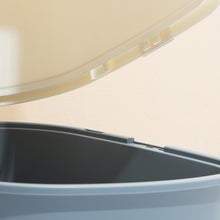 Load image into Gallery viewer, Flip-Top Jumbo Cat Litter Box with Scoop, Front Entry and Top Exit, White&Gray