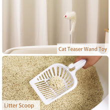 Load image into Gallery viewer, Seamless Molded Cat Litter Box with Scoop