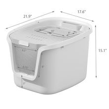 Load image into Gallery viewer, Seamless Molded Cat Litter Box with Scoop