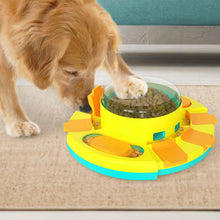 Load image into Gallery viewer, Dog Food Slower Feeder with Press Button, Blue