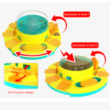 Load image into Gallery viewer, Dog Food Slower Feeder with Press Button, Blue