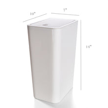 Load image into Gallery viewer, 10 Liter Slim Trash Can with Press Top Lid