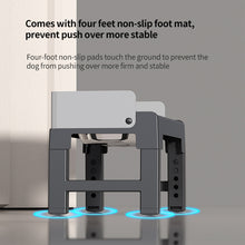 Load image into Gallery viewer, Elevated Dog Bowls with Adjustable Legs and Spill-Proof Semi-Encircling Baffle