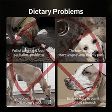 Load image into Gallery viewer, Elevated Dog Bowls with Adjustable Legs and Spill-Proof Semi-Encircling Baffle