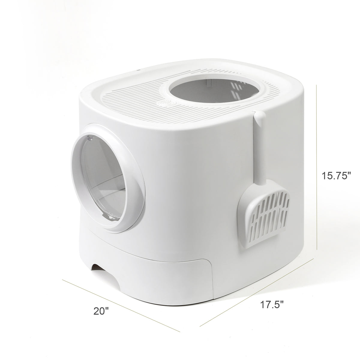 Extra Large Cat Litter Box with Scoop, Cat Litter Trapper