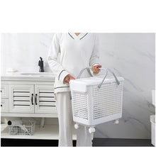 Load image into Gallery viewer, 2-in-1 Laundry Hamper and Basket Set, White