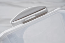 Load image into Gallery viewer, Food Storage Container with Measuring Cup, Clear & White