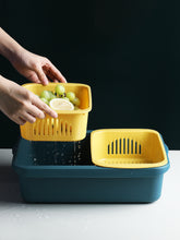 Load image into Gallery viewer, 3-in-1 Kitchen Food Strainer/Colander Set