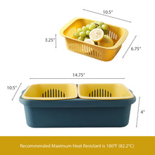 Load image into Gallery viewer, 3-in-1 Kitchen Food Strainer/Colander Set