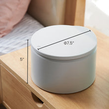 Load image into Gallery viewer, 2.5 Liter Mini Trash Can with Press Top Lid