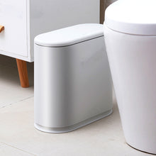 Load image into Gallery viewer, 8 Liter Slim Trash Can with Press Top Lid