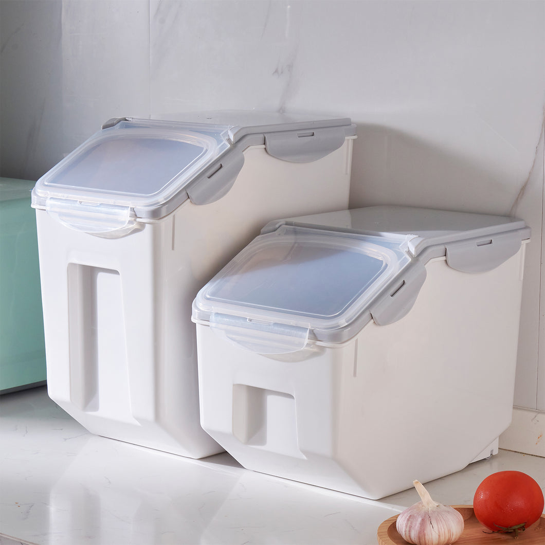 Rice Storage Container with Measuring Cup