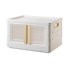 Load image into Gallery viewer, Folding and Stackable Container with Doors and Handles, Set of 2

