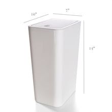 Load image into Gallery viewer, 10 Liter Slim Trash Can with Press Top Lid
