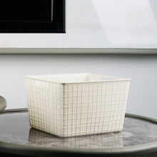 Load image into Gallery viewer, Storage Basket Organizer with Handle | Storage Bin, 17 Liter, Beige
