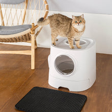 Load image into Gallery viewer, Extra Large Cat Litter Box with Scoop, Cat Litter Trapper Mat included
