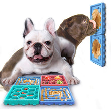 Load image into Gallery viewer, Pet Slow Treat Dispensing Mat Set ( 4-Plate) | Slow Feeder, Multi-color
