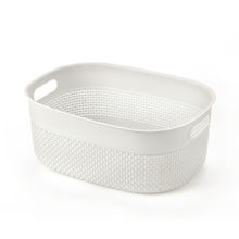 Load image into Gallery viewer, Storage Basket Organizer with Handle, 13 Liter, Set of 4, Beige
