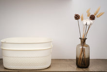 Load image into Gallery viewer, Storage Basket Organizer with Handle, 13 Liter, Set of 4, Beige
