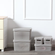 Load image into Gallery viewer, Lidded Storage Bin Organizer
