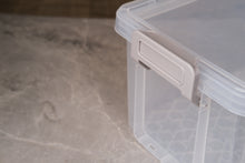 Load image into Gallery viewer, Storage Organizer Set of 1 QT, 2.5 QT and 4 QT Storage Containers with Lid, Set of 9, Clear
