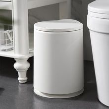 Load image into Gallery viewer, 10 Liter Round Trash Can with Press Top Lid
